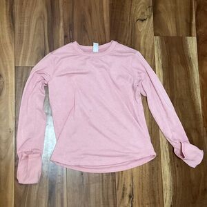 Athleta Pink Long Sleeve Shirt